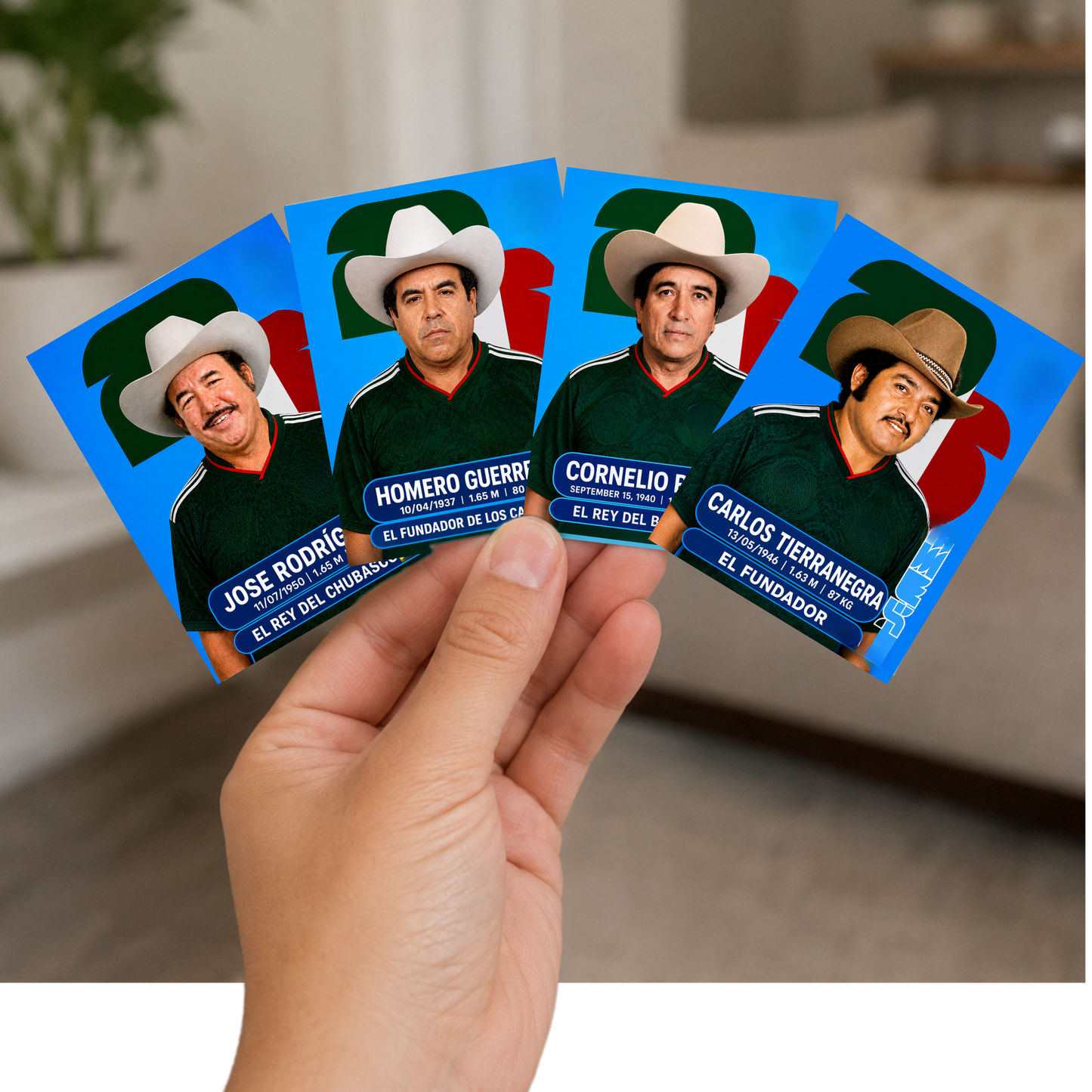 Norteño Legends UV Sticker 4-Pack