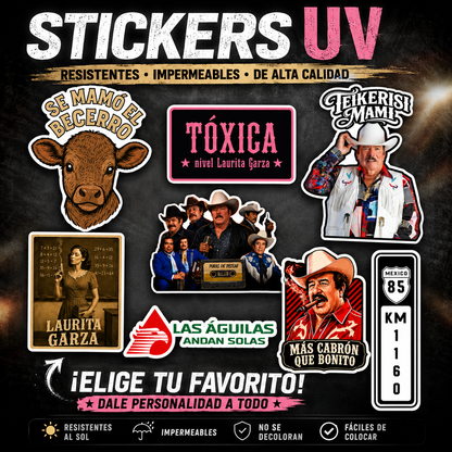 UV Sticker Pack – Large & Small Matching Set