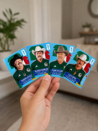 Tarjeta Coleccionable Norteña
