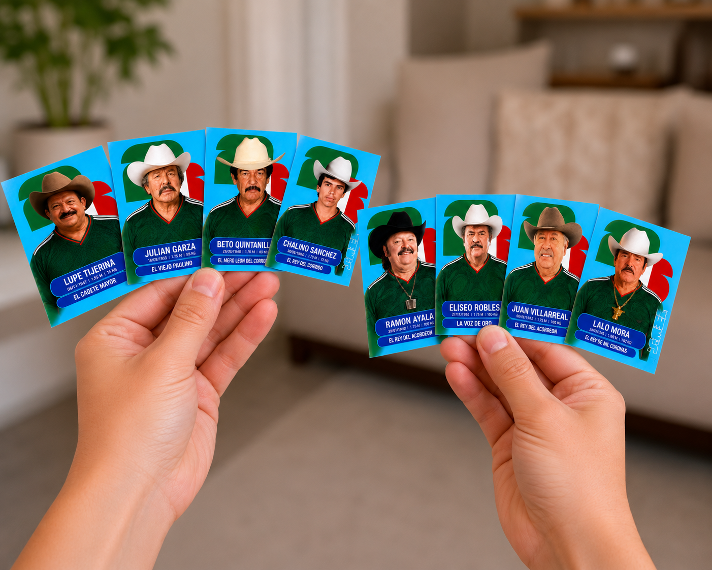 Norteño Legends UV Sticker 4-Pack