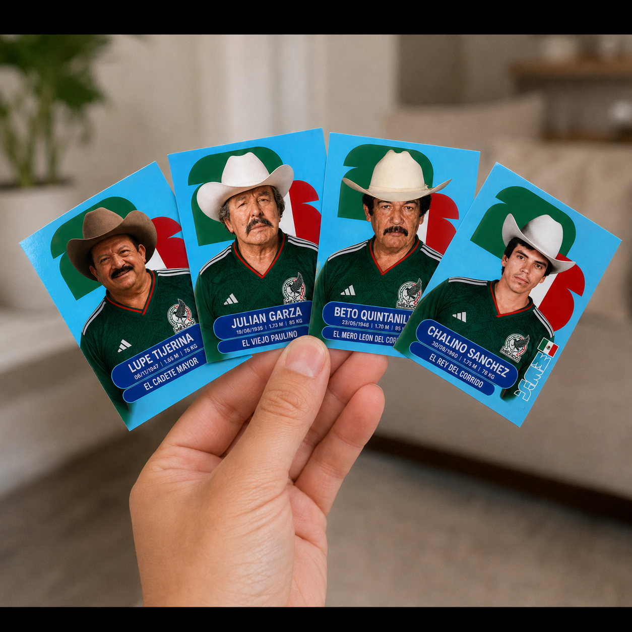 Norteño Legends UV Sticker 4-Pack