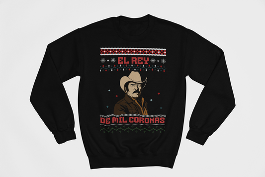 El Rey De Mil Coronas Sweatshirt- Black